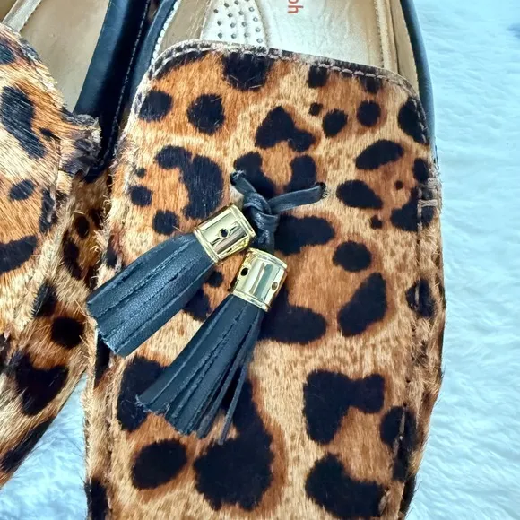 Marc Joseph New York Leopard Pony Hair Loafers 10 Quiet Luxury Statement Loafers