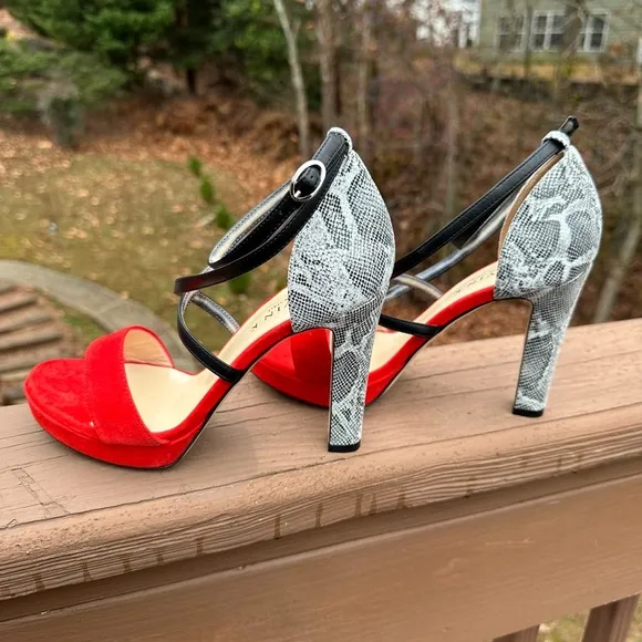 MARVIN K  Italian Ankle Strap Sexy Ladies Shoes