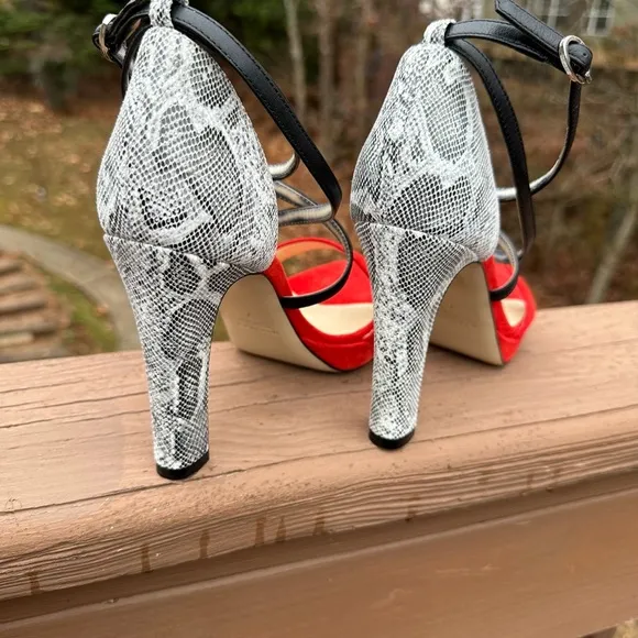 MARVIN K  Italian Ankle Strap Sexy Ladies Shoes