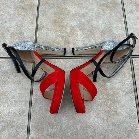 MARVIN K  Italian Ankle Strap Sexy Ladies Shoes