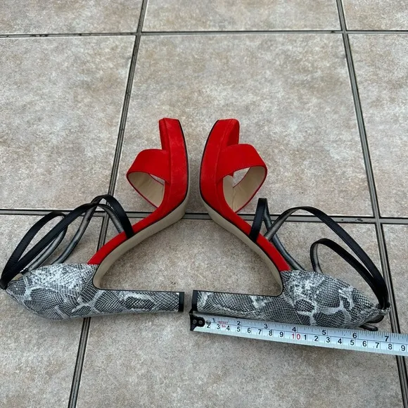 MARVIN K  Italian Ankle Strap Sexy Ladies Shoes