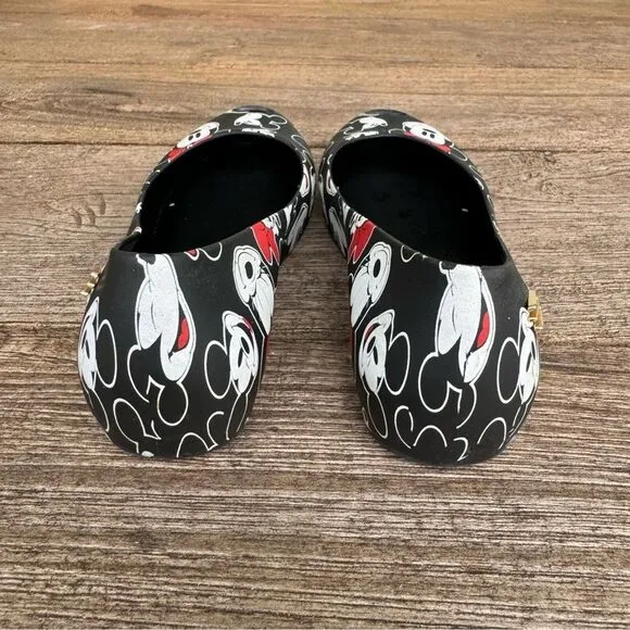 Mel Dreamed by Melissa Disney Ultragirl Mickey &amp; Minnie Mouse Flats Black Red 12