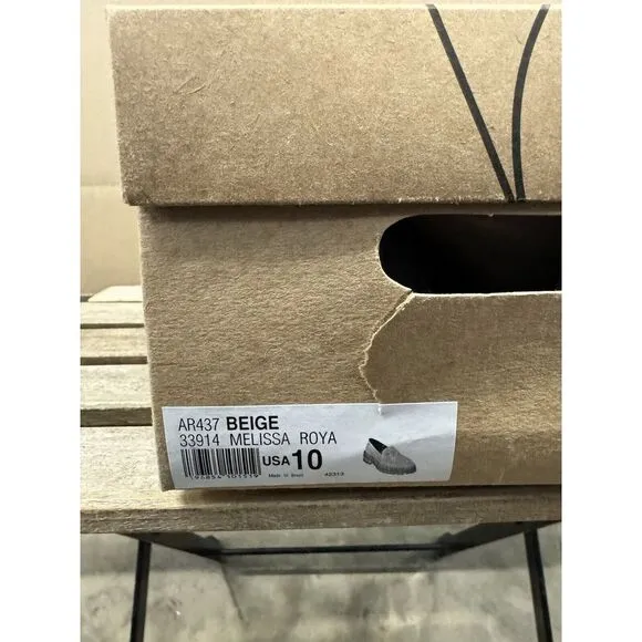 Melissa Jelly Platform Loafers Roya Rain Shoes Size 10‎ New