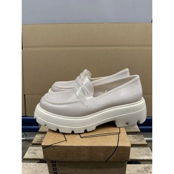 Melissa Jelly Platform Loafers Roya Rain Shoes Size 10‎ New