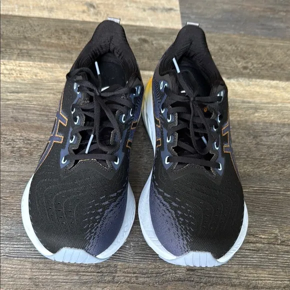Men’s Asics NovaBlast 4 Black and Yellow Running Shoes