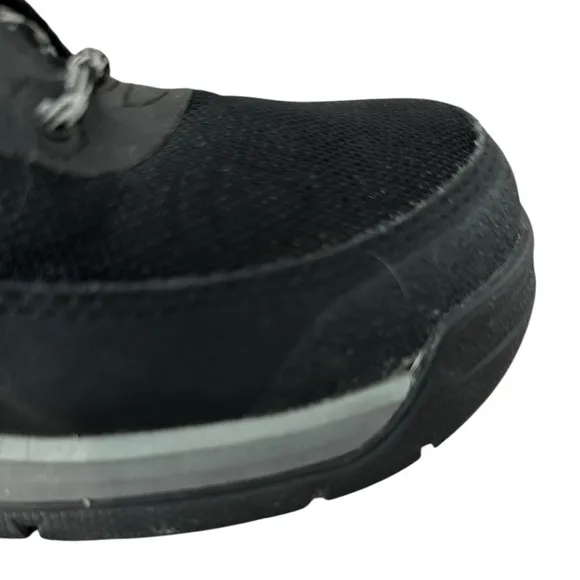Men’s Bogs Shale Mid Composite Toe Waterproof Work Boots Black / Gray, Size 10.