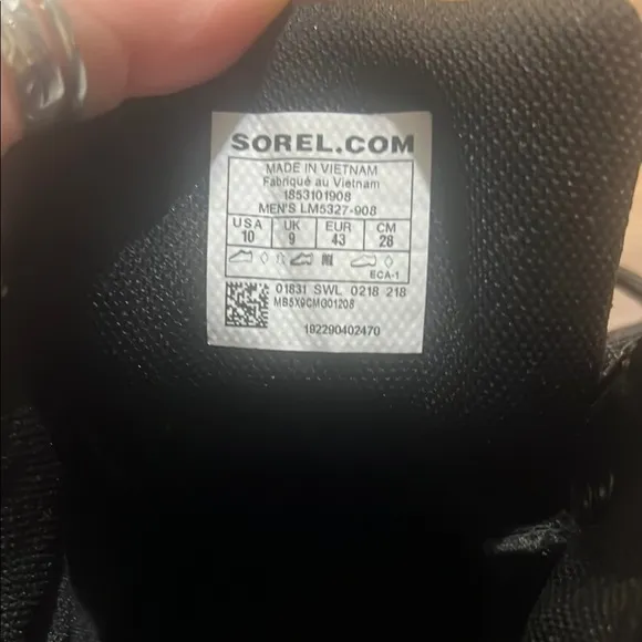 Men's Brown Sorel Boots nwt men’s size 10