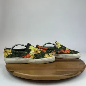 Mens‎ Diamond Supply Co. Boo Johnson Aloha Floral Green Sneakers Shoes Size 10 D