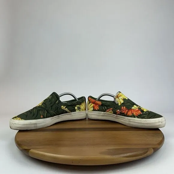 Mens‎ Diamond Supply Co. Boo Johnson Aloha Floral Green Sneakers Shoes Size 10 D