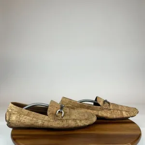 Mens Donald‎ Pliner Cork Leather Horsebit Driving Shoes Loafers Size 13 M GUC