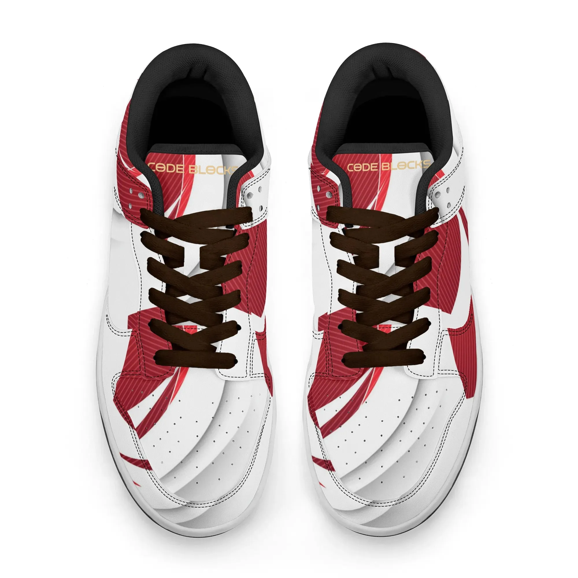 Mens Dunk Stylish Low Top Leather Sneakers