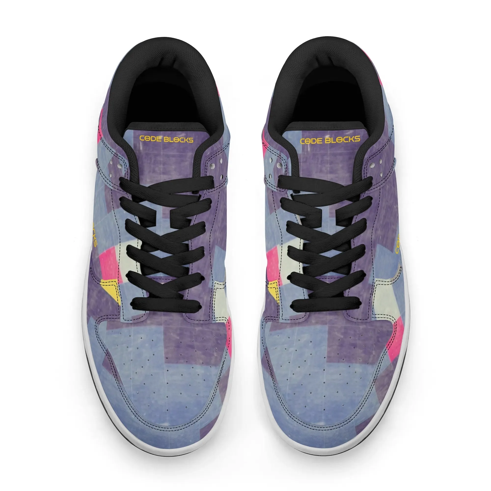 Mens Dunk Stylish Low Top Leather Sneakers