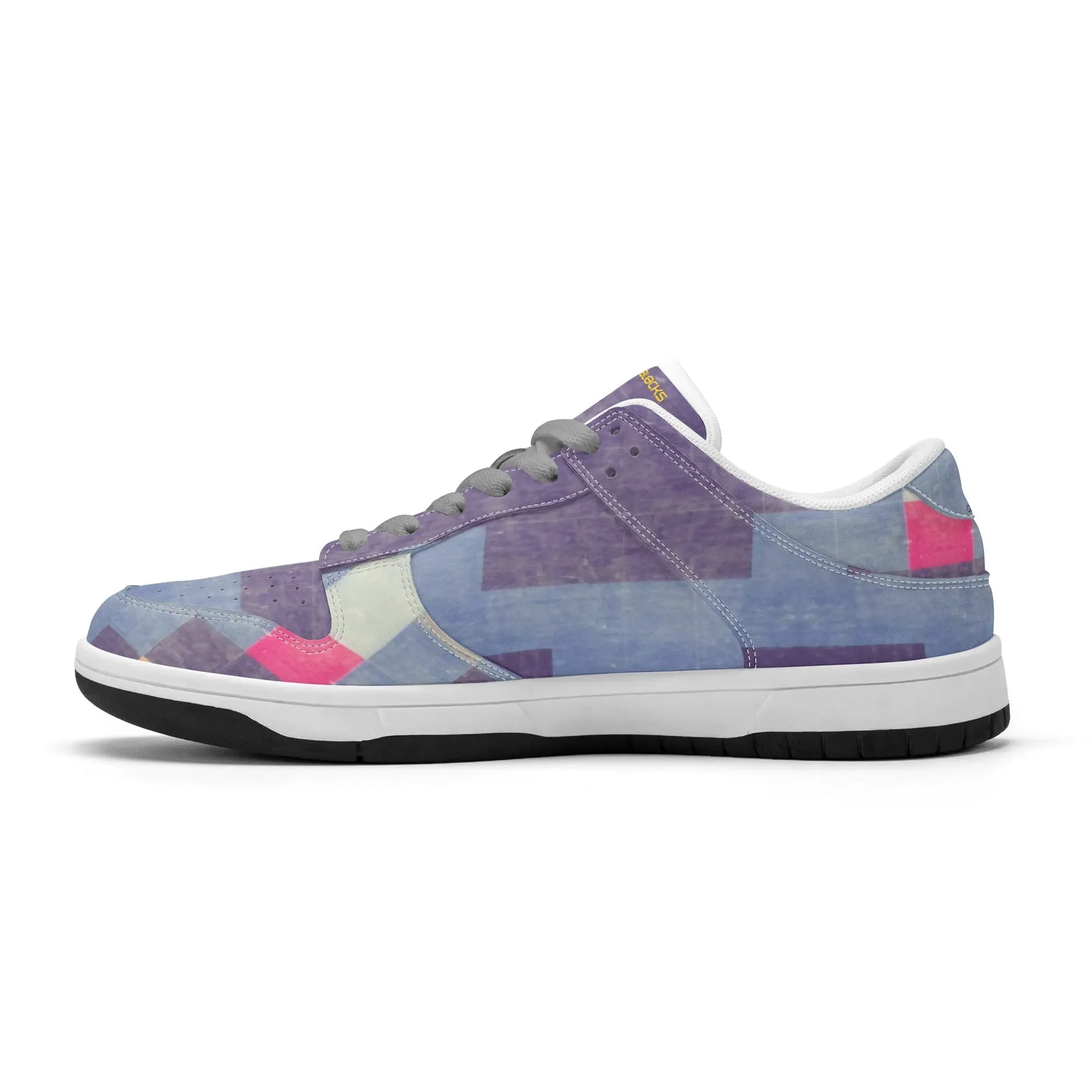 Mens Dunk Stylish Low Top Leather Sneakers