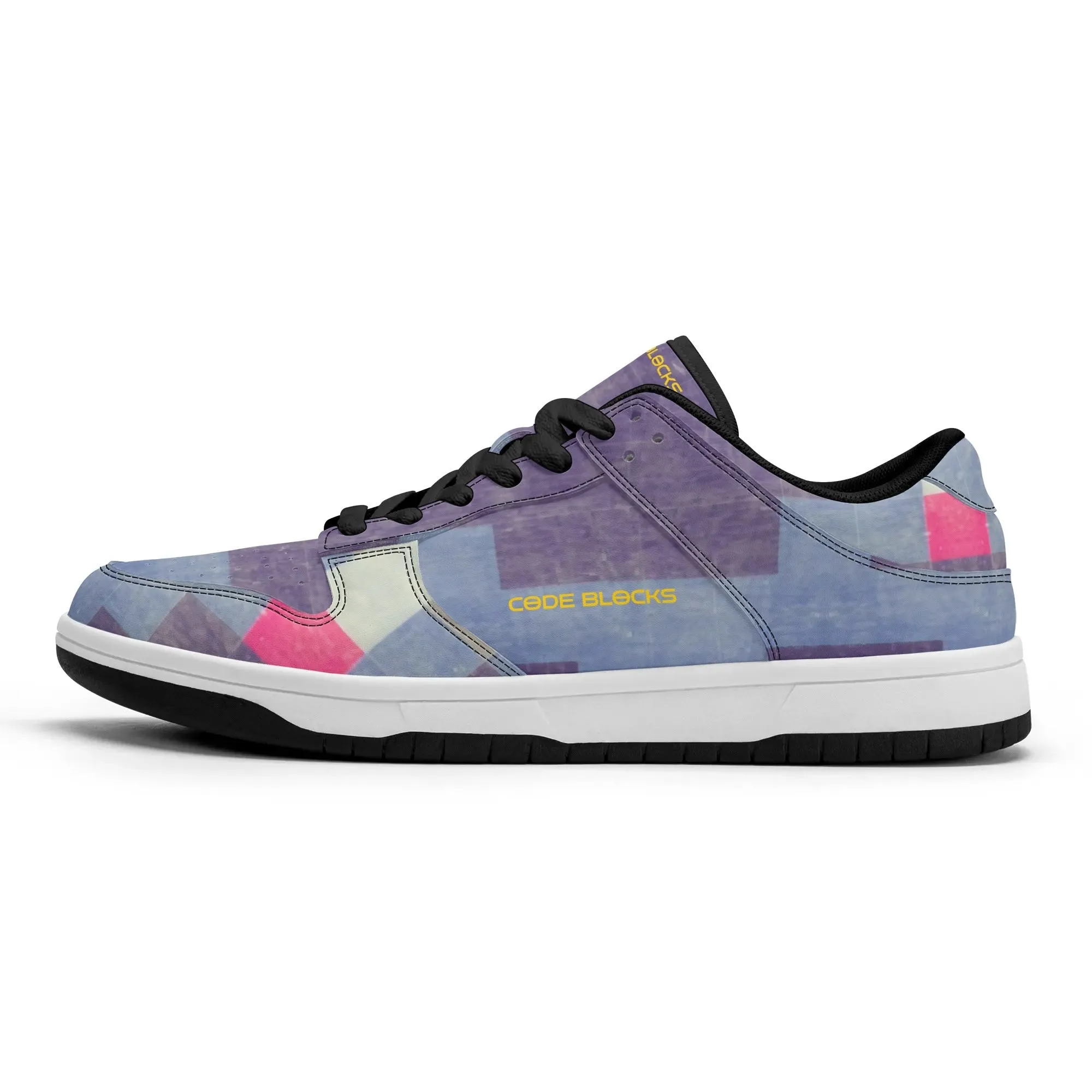 Mens Dunk Stylish Low Top Leather Sneakers