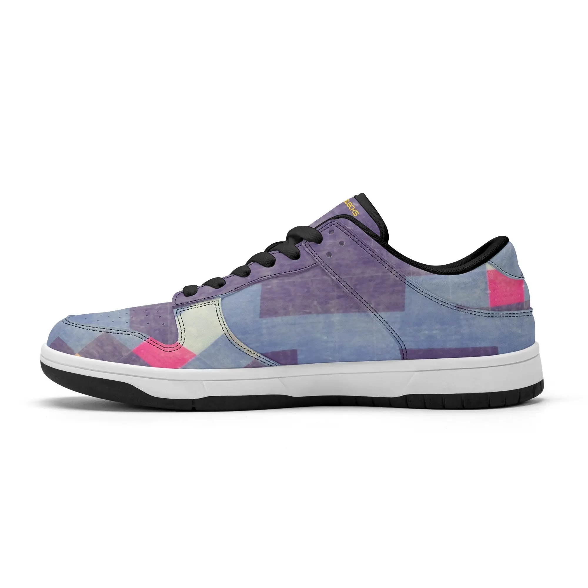 Mens Dunk Stylish Low Top Leather Sneakers