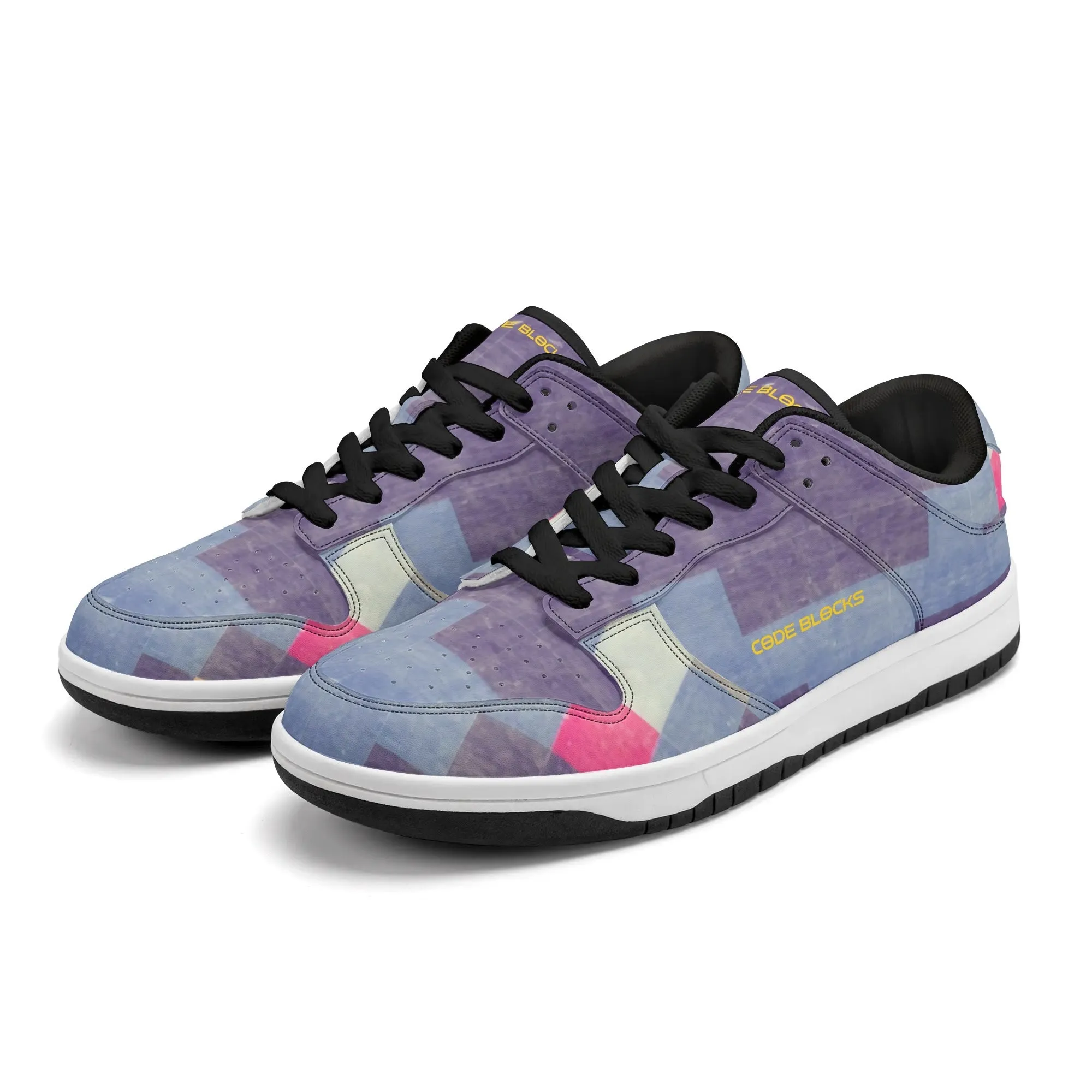 Mens Dunk Stylish Low Top Leather Sneakers