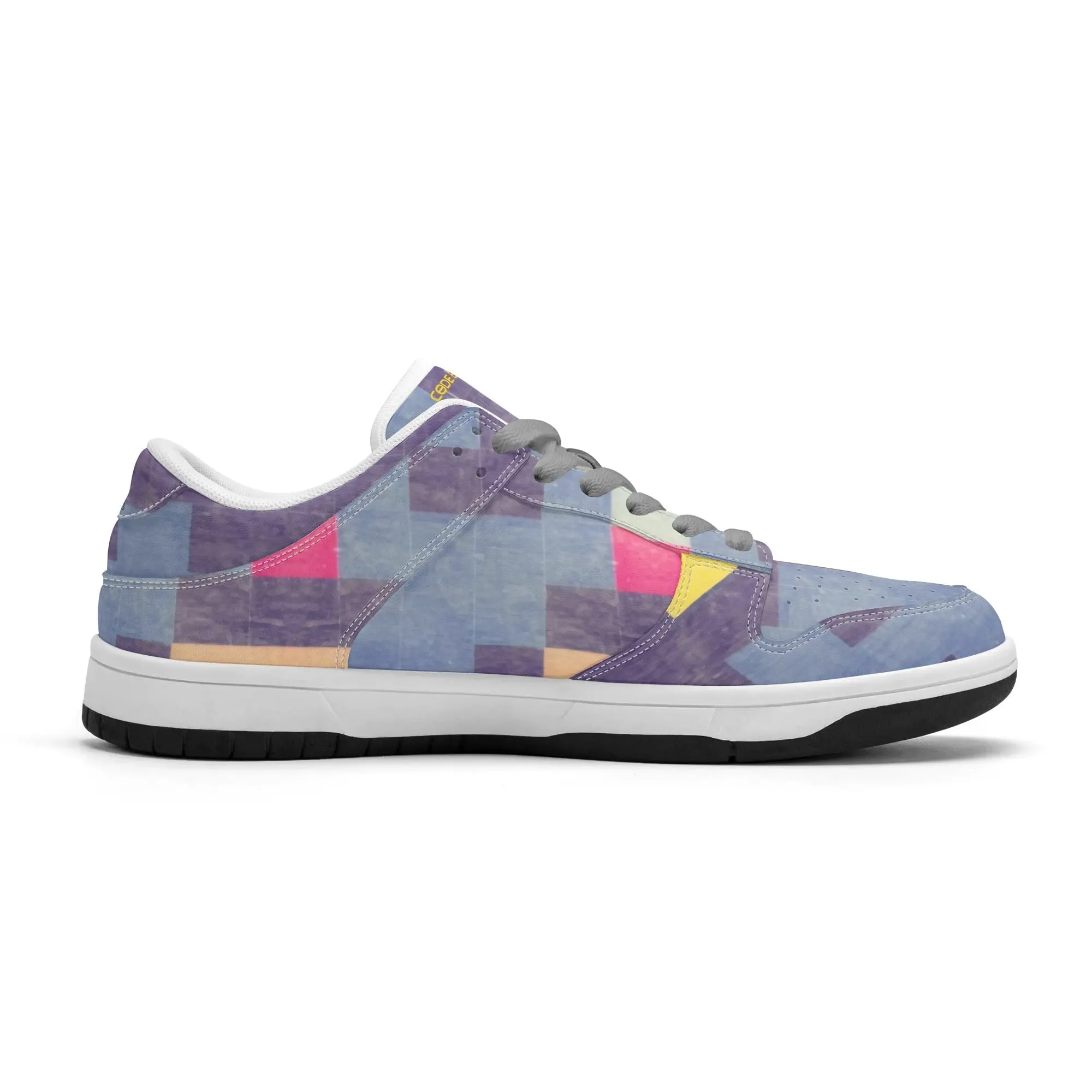 Mens Dunk Stylish Low Top Leather Sneakers