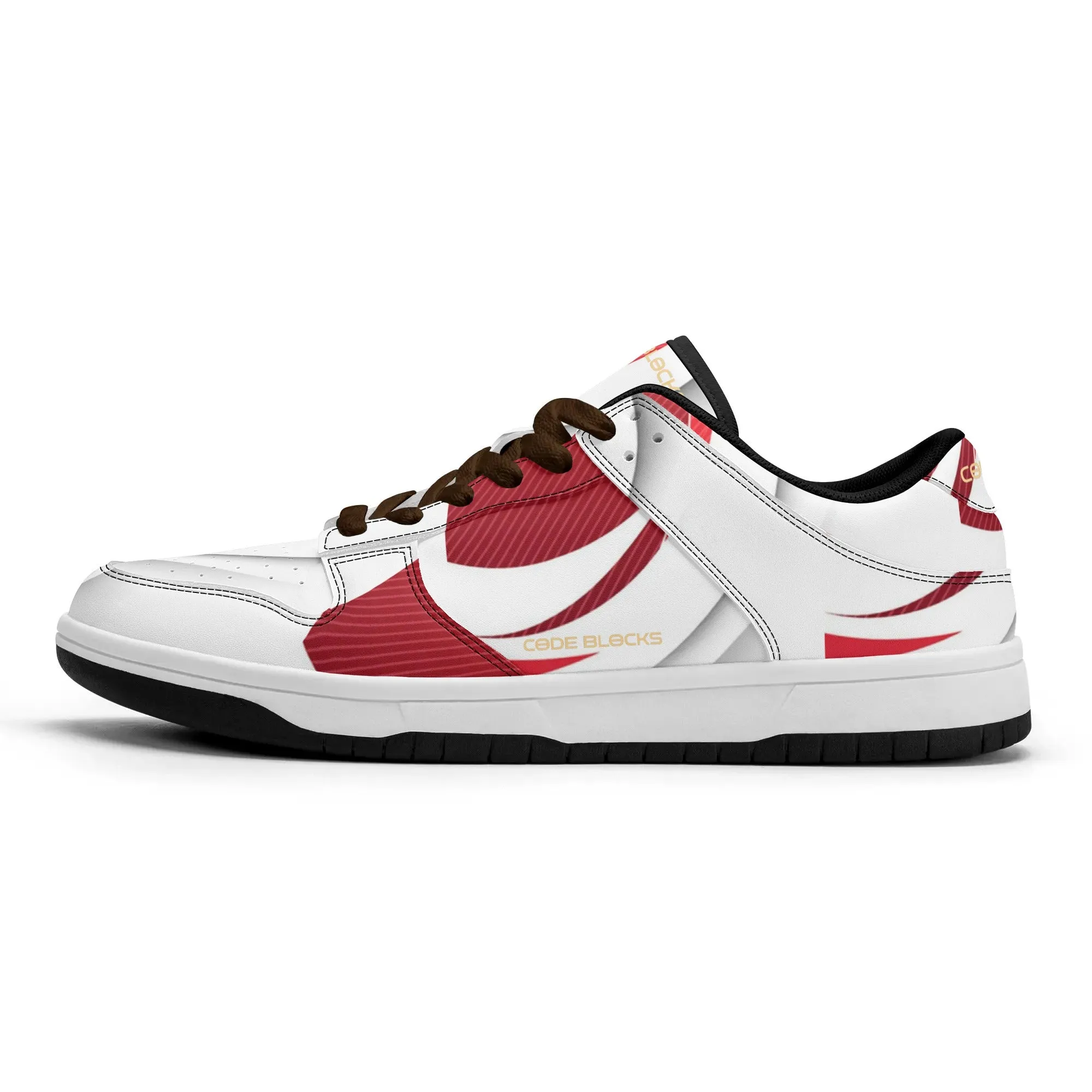 Mens Dunk Stylish Low Top Leather Sneakers