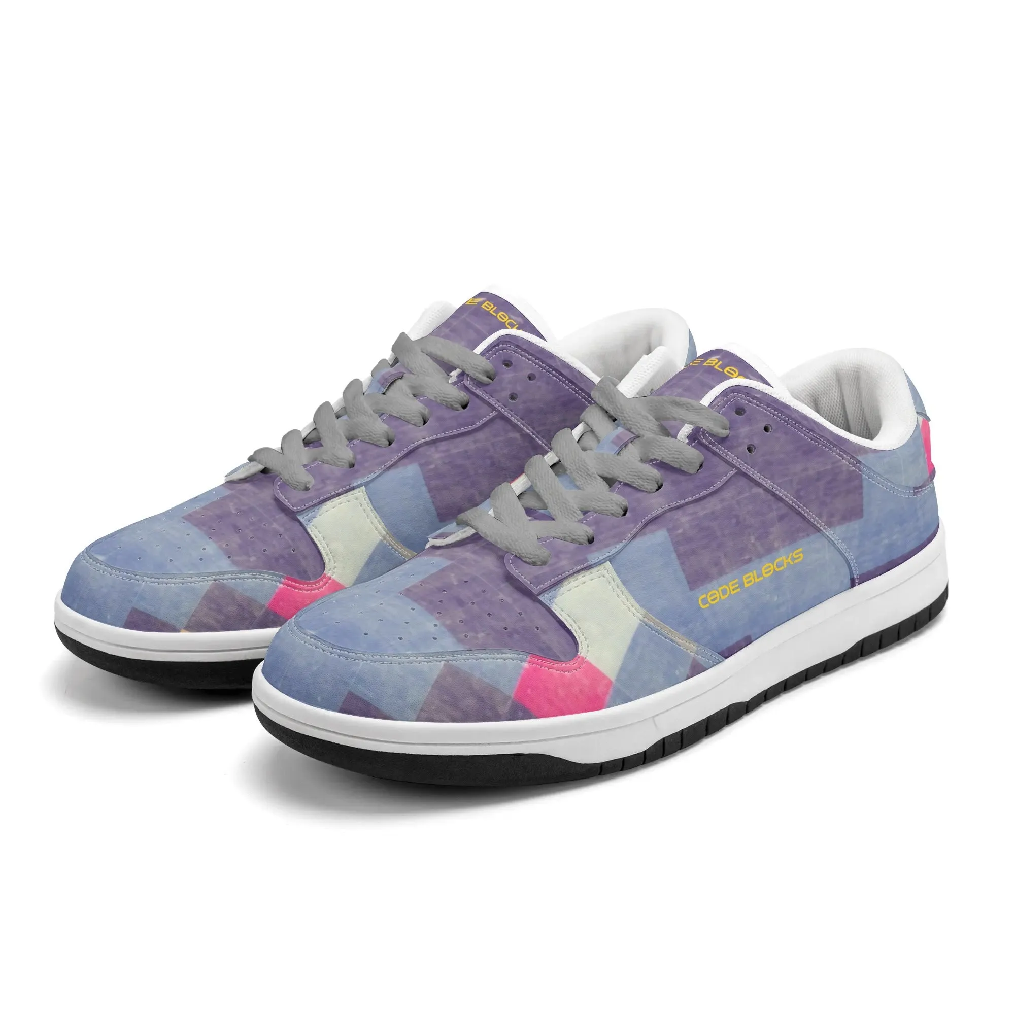 Mens Dunk Stylish Low Top Leather Sneakers