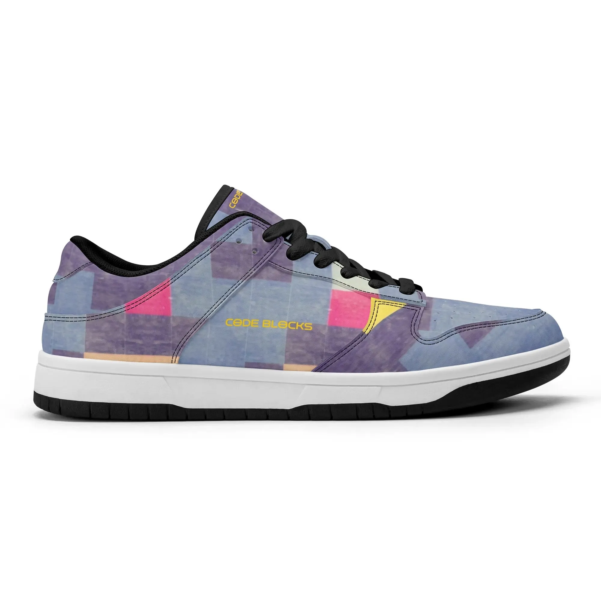Mens Dunk Stylish Low Top Leather Sneakers