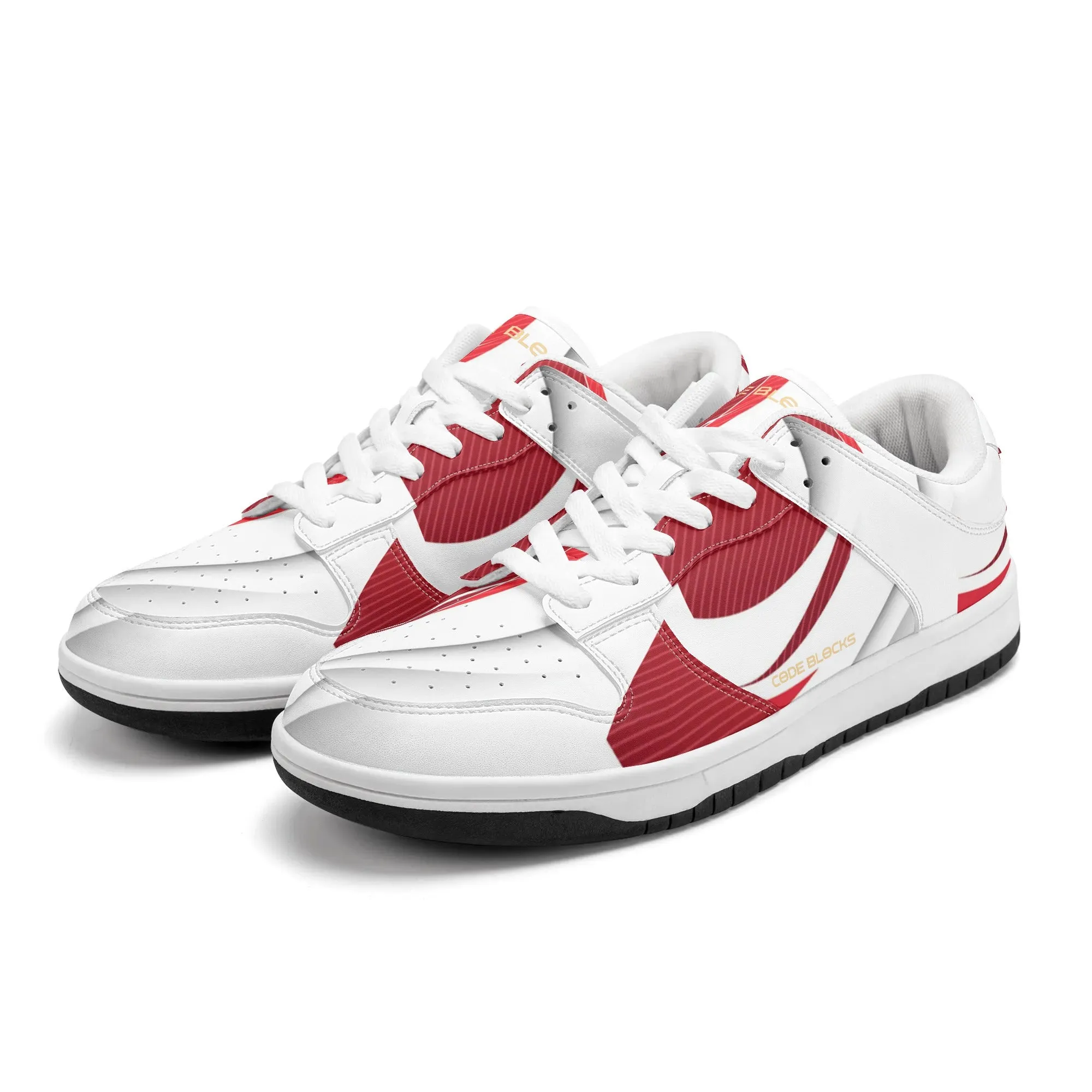 Mens Dunk Stylish Low Top Leather Sneakers