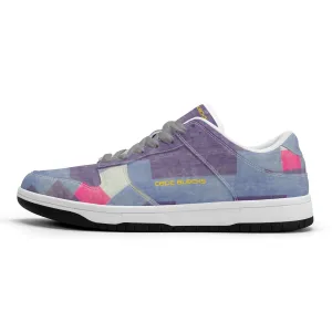 Mens Dunk Stylish Low Top Leather Sneakers