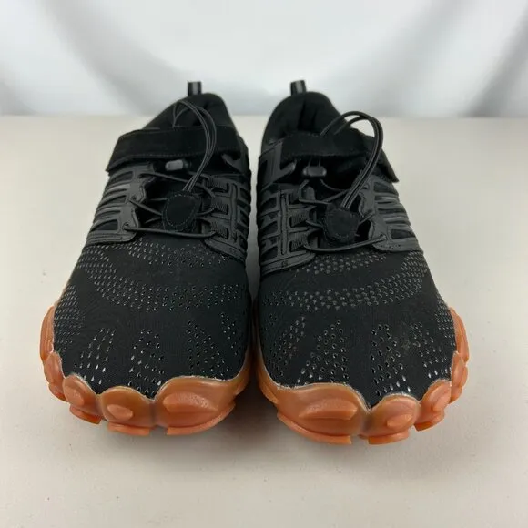 Men's Joomra Sports Black Slip On Rubber Sole Hiking Trail Running Shoe Sz: 46