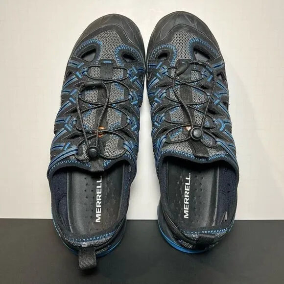 Mens MERRELL Choprock Shandal Black Hiking Shoes / Size 10.5