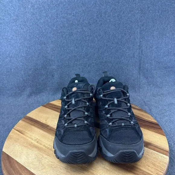 Mens Merrell Moab 3 Waterproof Hiking Shoes Black Leather/Mesh J036551 Size 11