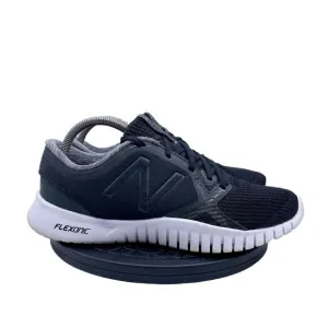 Men's New Balance MX66MB2 Flexonic Black/White Lace-up Running Shoes Size 8.5D