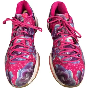 Men's Nike KD 8 EP Aunt Pearl Size 10.5 Color Vivid Pink/Black-Hyper Turquoise