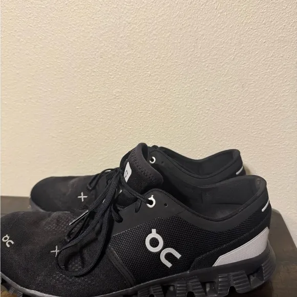 Mens On Cloud X 2.0 Textile running shoes Black 10.5