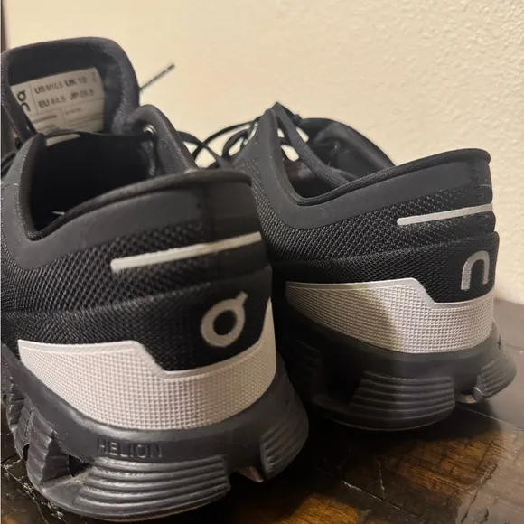 Mens On Cloud X 2.0 Textile running shoes Black 10.5