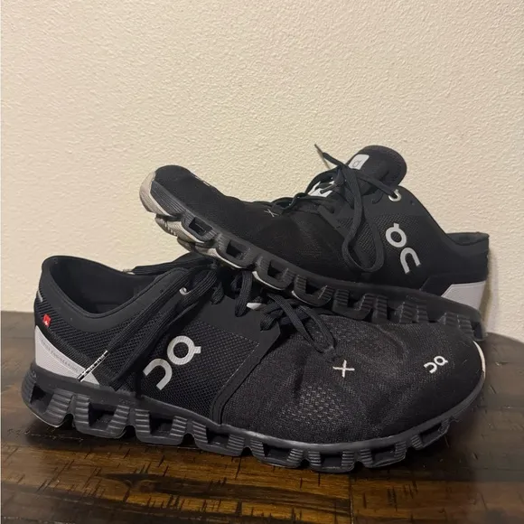 Mens On Cloud X 2.0 Textile running shoes Black 10.5