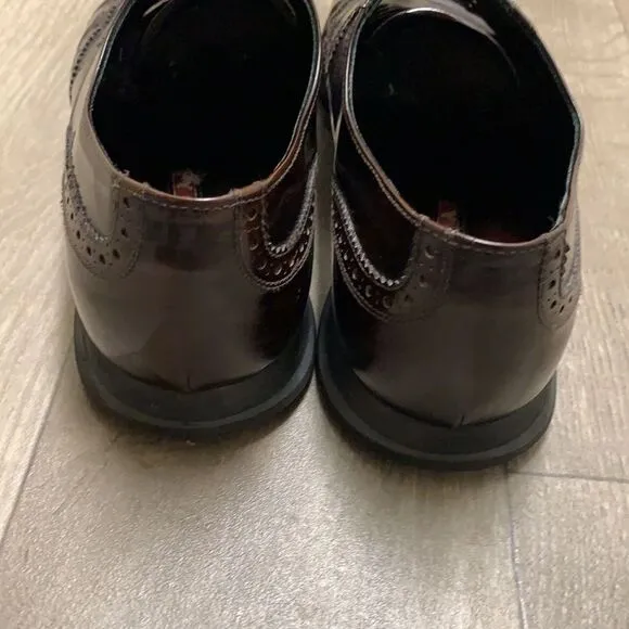 Mens Prada Wingtip Leather Lace Up Oxford Casual Dress‎ Shoes