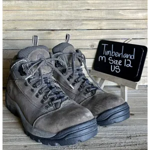 Mens Timberland Brown Leather Waterproof‎ Athletic Hiking Boots Shoes Size 12 M