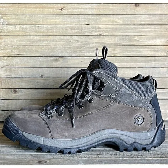 Mens Timberland Brown Leather Waterproof‎ Athletic Hiking Boots Shoes Size 12 M