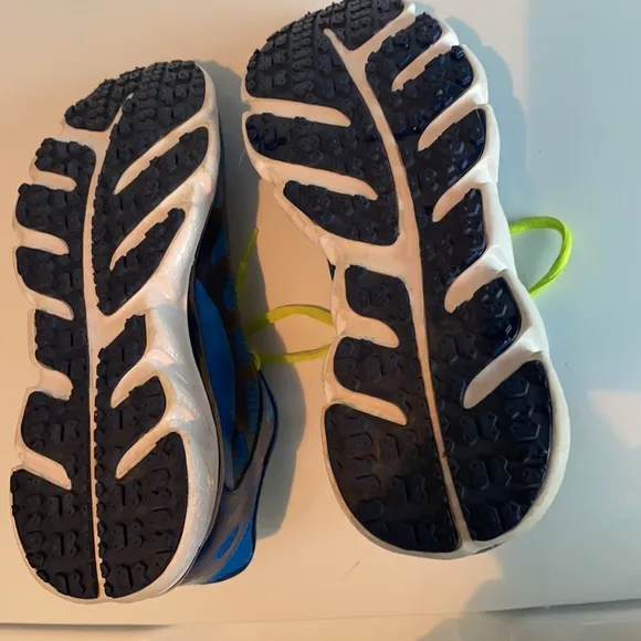 Mens under armour running shoes 4D Foam storm size 8 blue athletic sneakers