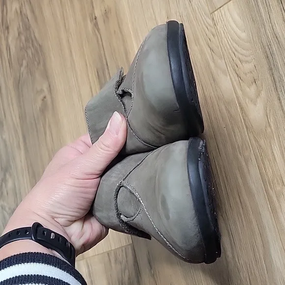 Mephisto Air-Jet Grey Leather Shoes
