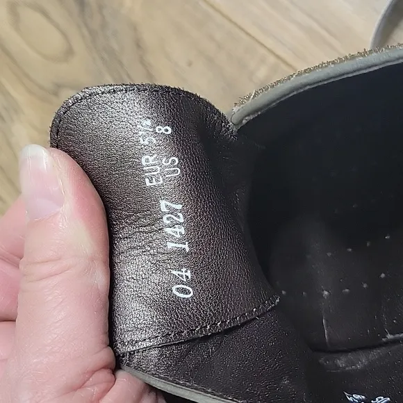 Mephisto Air-Jet Grey Leather Shoes