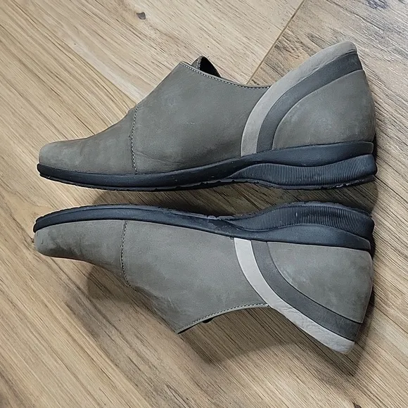Mephisto Air-Jet Grey Leather Shoes