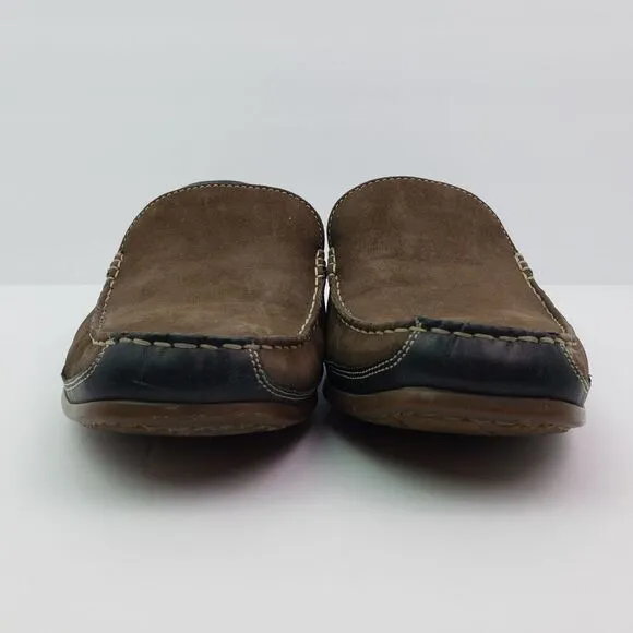 Mephisto Cool Air Mens Size 9 Brown Leather Slip On Comfort Loafer Shoes