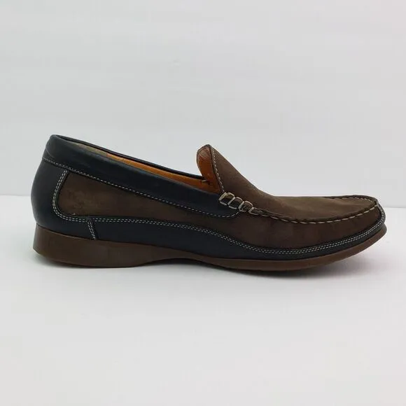 Mephisto Cool Air Mens Size 9 Brown Leather Slip On Comfort Loafer Shoes