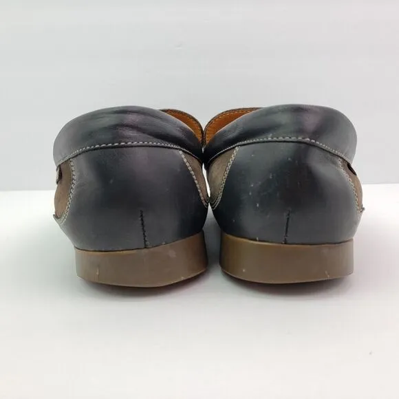 Mephisto Cool Air Mens Size 9 Brown Leather Slip On Comfort Loafer Shoes