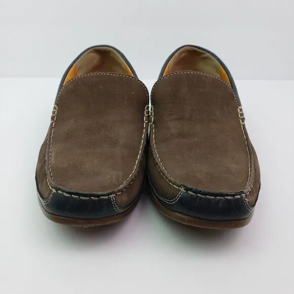 Mephisto Cool Air Mens Size 9 Brown Leather Slip On Comfort Loafer Shoes