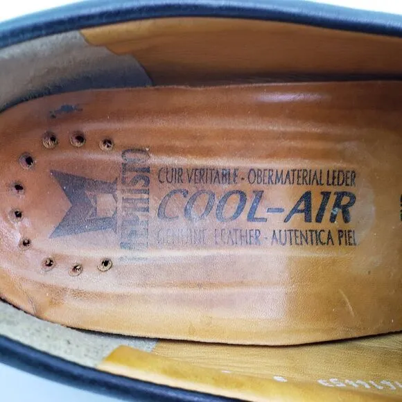 Mephisto Cool Air Mens Size 9 Brown Leather Slip On Comfort Loafer Shoes