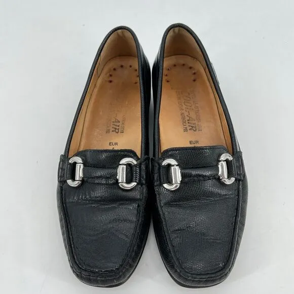 Mephisto Womens 6.5 Natala Leather Black Comfort Shoes
