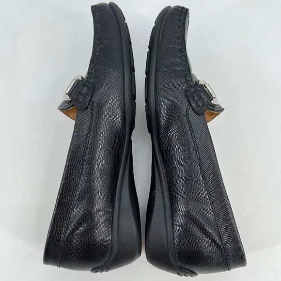 Mephisto Womens 6.5 Natala Leather Black Comfort Shoes