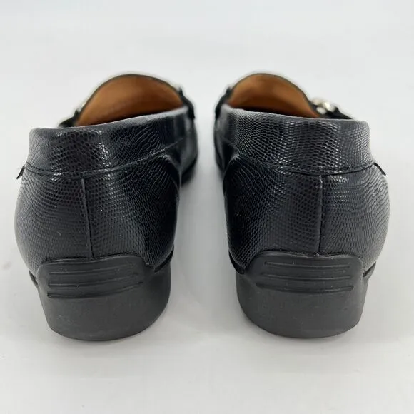 Mephisto Womens 6.5 Natala Leather Black Comfort Shoes
