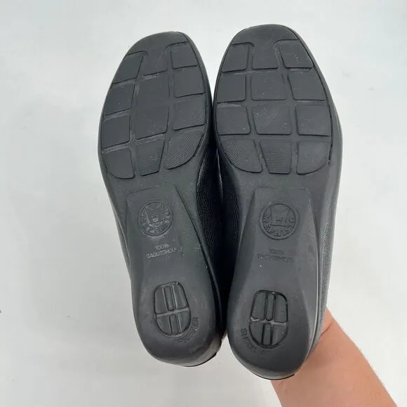Mephisto Womens 6.5 Natala Leather Black Comfort Shoes